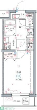 クレヴィスタ立石IIの物件間取画像